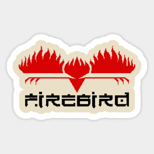 Firebird Software Retro Games Logo Pixellated Sticker